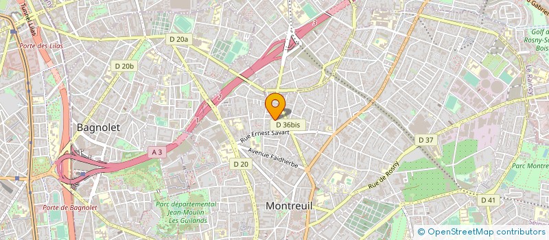 localisation de l'entreprise MONSIEUR STEPHANE DURIEU à MONTREUIL