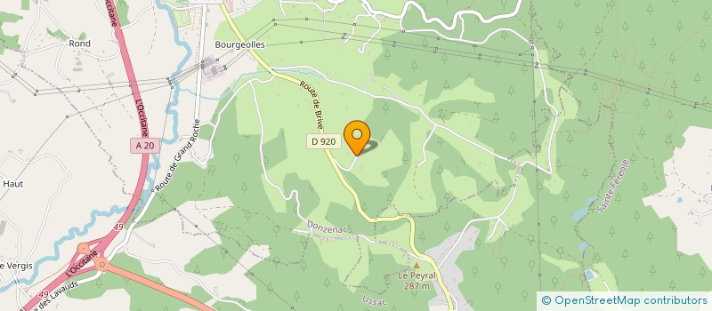 localisation de l'entreprise MONSIEUR STEPHANE DURIF  DONZENAC