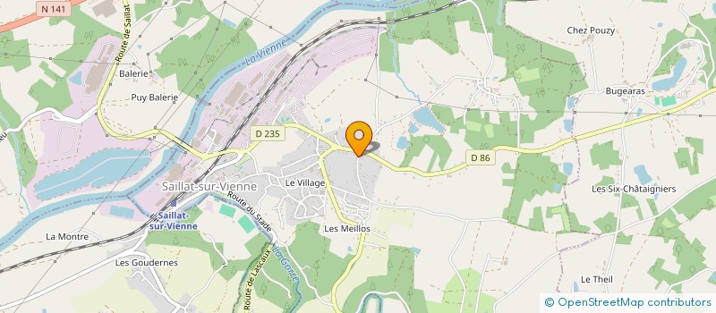 localisation de l'entreprise MONSIEUR STEPHANE DUTRIEUX  SAINT-JUNIEN