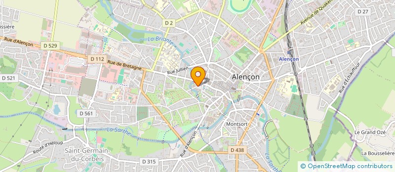 localisation de l'entreprise MONSIEUR STEPHANE DUVAL à ALENCON