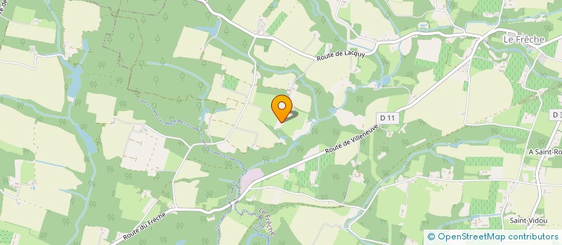 localisation de l'entreprise MONSIEUR STEPHANE DUVAL  LE FRECHE