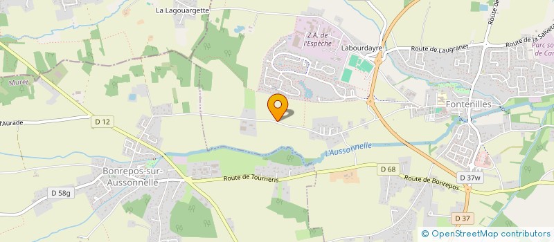 localisation de l'entreprise MONSIEUR STEPHANE DUVAL  FONTENILLES