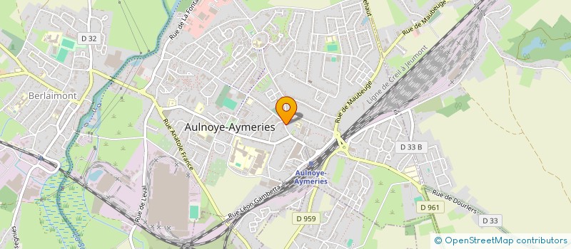 localisation de l'entreprise MONSIEUR STEPHANE DUVIVIER à AULNOYE-AYMERIES