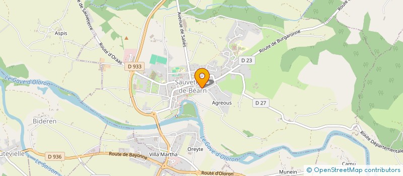 localisation de l'entreprise MONSIEUR STEPHANE EBERHARD à SAUVETERRE-DE-BEARN