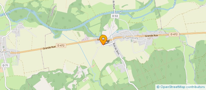 localisation de l'entreprise MONSIEUR STEPHANE ECUER  CHAMBLAY