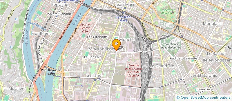 localisation de l'entreprise MONSIEUR STEPHANE EDELINE  LYON