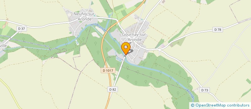 localisation de l'entreprise MONSIEUR STEPHANE EHLEN  GOURNAY-SUR-ARONDE