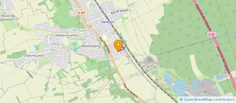 localisation de l'entreprise MONSIEUR STEPHANE EHRET  SIERENTZ