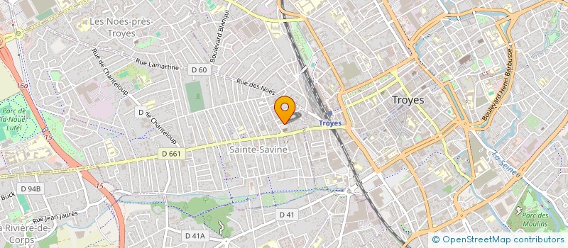 localisation de l'entreprise MONSIEUR STEPHANE EL-FARES  SAINTE-SAVINE