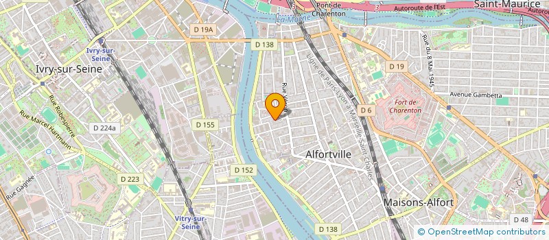 localisation de l'entreprise MONSIEUR STEPHANE ENTEN à ALFORTVILLE