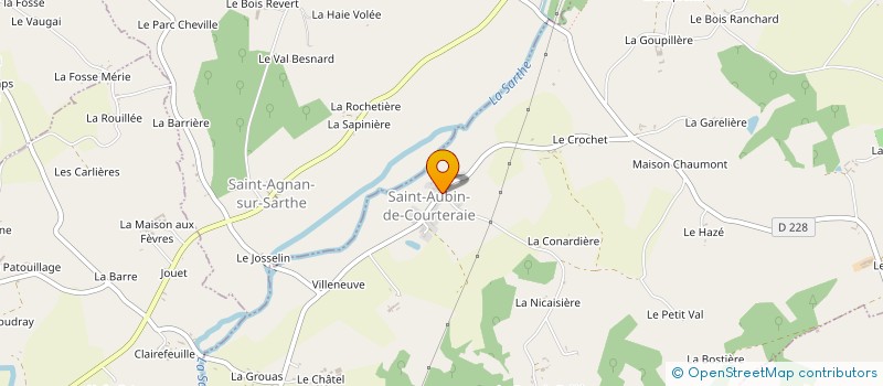 localisation de l'entreprise MONSIEUR STEPHANE EPINETTE à COURGEOUT
