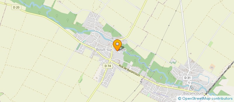 localisation de l'entreprise MONSIEUR STEPHANE ERARD  BOULT-SUR-SUIPPE