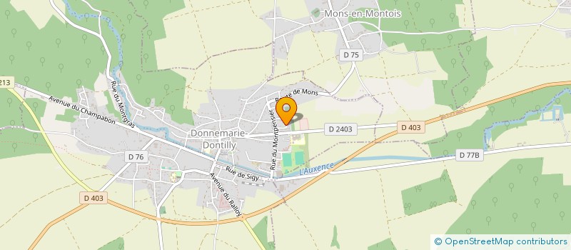 localisation de l'entreprise MONSIEUR STEPHANE ERIC CHARLETTINE  DONNEMARIE-DONTILLY