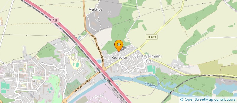 localisation de l'entreprise MONSIEUR STEPHANE ESNAULT  SAINT-GERMAIN-LAVAL