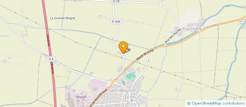 localisation de l'entreprise MONSIEUR STEPHANE ESTEVE à SAINT-BEAUZIRE