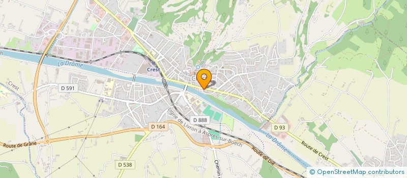 localisation de l'entreprise MONSIEUR STEPHANE ESTOUR  CREST