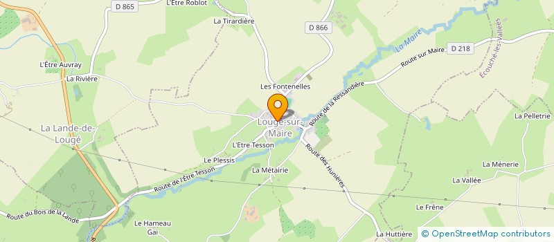 localisation de l'entreprise MONSIEUR STEPHANE ETCHAGARAY à LOUGE-SUR-MAIRE