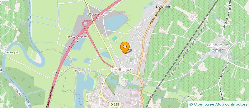 localisation de l'entreprise MONSIEUR STEPHANE ETHEVE  LES BILLAUX