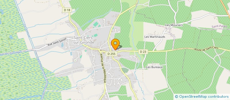 localisation de l'entreprise MONSIEUR STEPHANE EYMAS  SAINT-CIERS-SUR-GIRONDE