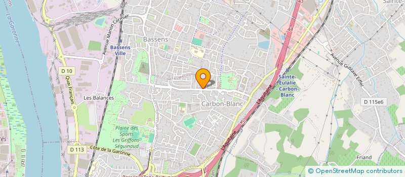 localisation de l'entreprise MONSIEUR STEPHANE FAJARDO  CARBON-BLANC