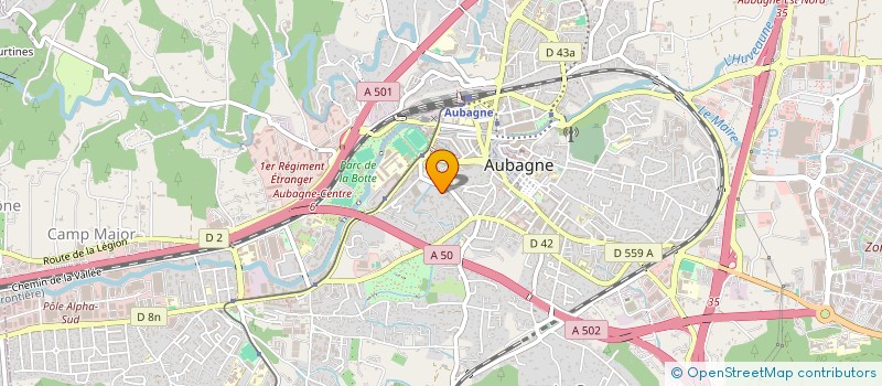 localisation de l'entreprise MONSIEUR STEPHANE FALCO à AUBAGNE