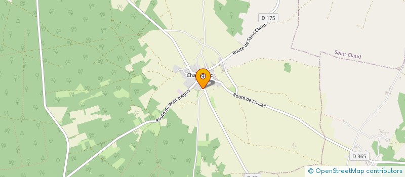 localisation de l'entreprise MONSIEUR STEPHANE FALLAT  CELLEFROUIN