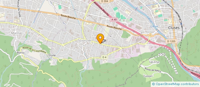 localisation de l'entreprise MONSIEUR STEPHANE FAMCHON  SCIONZIER