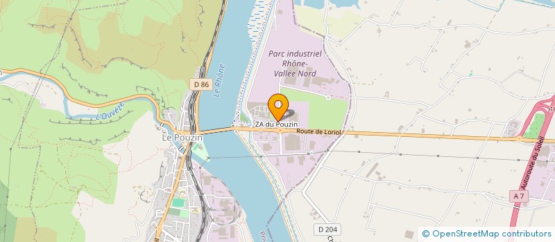 localisation de l'entreprise MONSIEUR STEPHANE FARINA  LE POUZIN