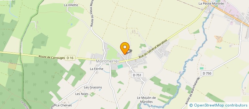 localisation de l'entreprise MONSIEUR STEPHANE FAUCHEUX à MONTMERREI