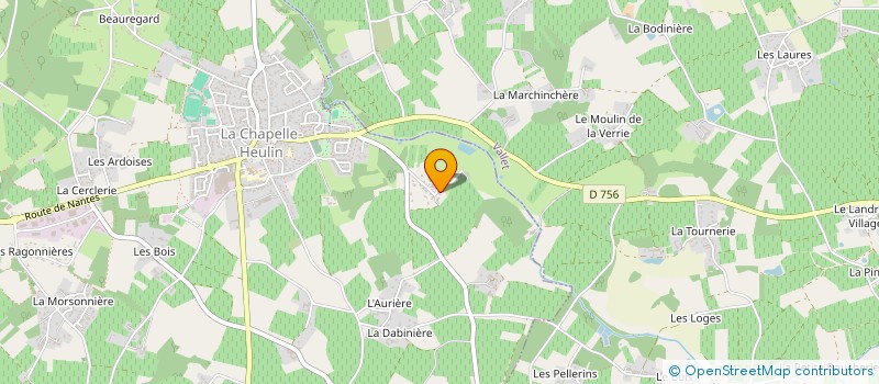 localisation de l'entreprise MONSIEUR STEPHANE FAUDEMER  LA CHAPELLE-HEULIN