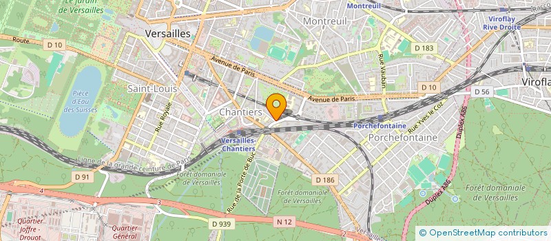 localisation de l'entreprise MONSIEUR STEPHANE FAUNE à VERSAILLES
