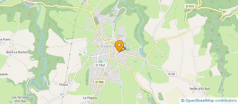 localisation de l'entreprise MONSIEUR STEPHANE FAURE à EVAUX-LES-BAINS