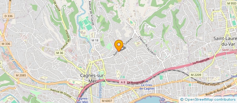 localisation de l'entreprise MONSIEUR STEPHANE FAUTH  CAGNES-SUR-MER