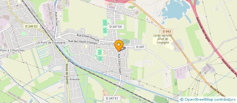 localisation de l'entreprise MONSIEUR STEPHANE FAUVET  COULOGNE