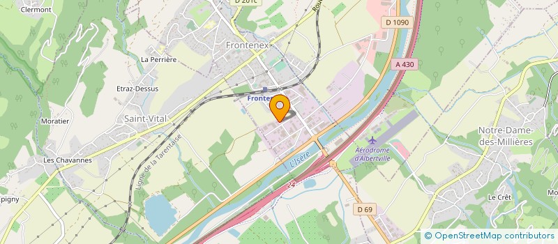 localisation de l'entreprise MONSIEUR STEPHANE FAVARIO  FRONTENEX