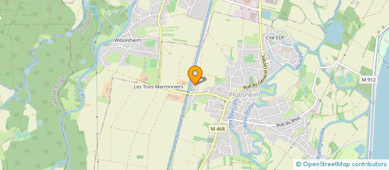 localisation de l'entreprise MONSIEUR STEPHANE FELDEN  PLOBSHEIM