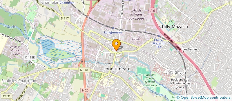 localisation de l'entreprise MONSIEUR STEPHANE FELIX à LONGJUMEAU