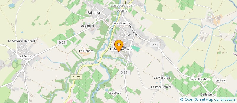 localisation de l'entreprise MONSIEUR STEPHANE FERCOCQ à CORCOUE-SUR-LOGNE