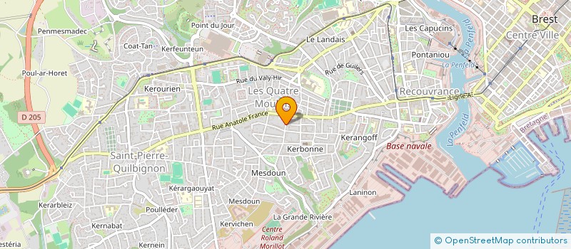 localisation de l'entreprise MONSIEUR STEPHANE FERELLOC  BREST