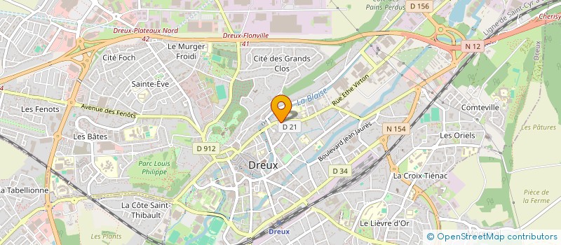 localisation de l'entreprise MONSIEUR STEPHANE FERJANI à DREUX