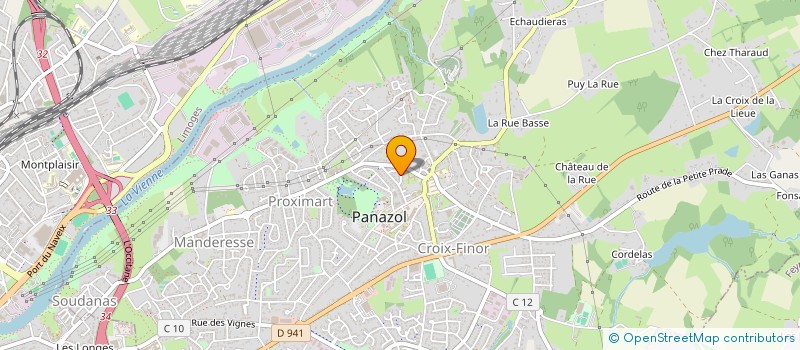 localisation de l'entreprise MONSIEUR STEPHANE FERNANDEZ à PANAZOL