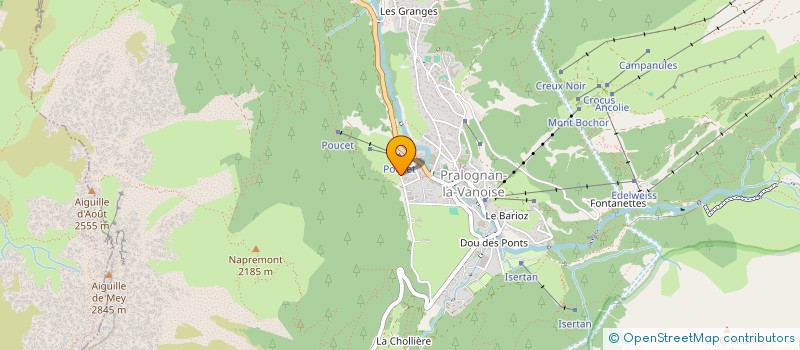 localisation de l'entreprise MONSIEUR STEPHANE FERRAND  PRALOGNAN-LA-VANOISE