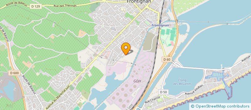 localisation de l'entreprise MONSIEUR STEPHANE FERRER à FRONTIGNAN