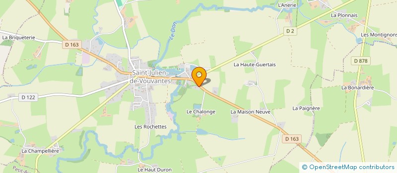 localisation de l'entreprise MONSIEUR STEPHANE FERRON  SAINT-JULIEN-DE-VOUVANTES