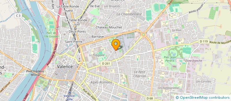 localisation de l'entreprise MONSIEUR STEPHANE FESQUET  VALENCE