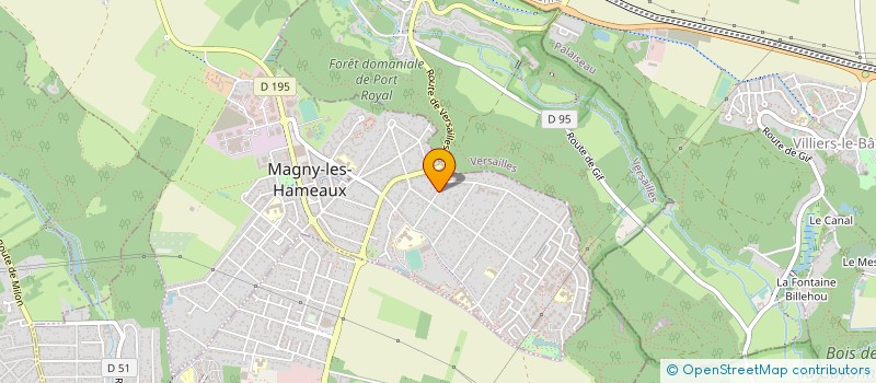 localisation de l'entreprise MONSIEUR STEPHANE FEUILLET  MAGNY-LES-HAMEAUX