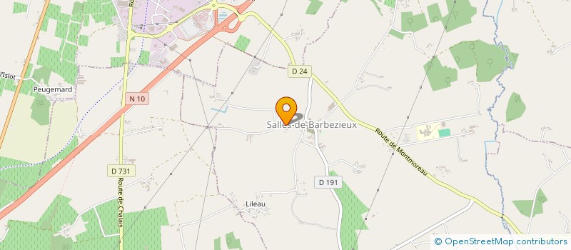 localisation de l'entreprise MONSIEUR STEPHANE FEUILLET à SALLES-DE-BARBEZIEUX