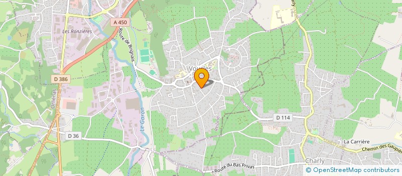 localisation de l'entreprise MONSIEUR STEPHANE FIEVET  VOURLES