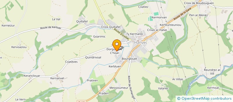 localisation de l'entreprise MONSIEUR STEPHANE FILIPE  HANVEC