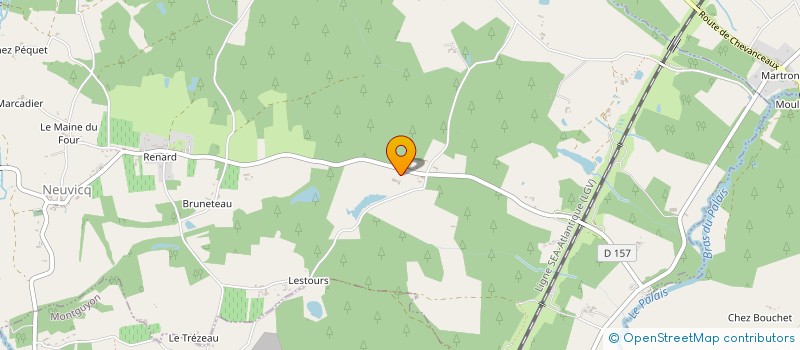 localisation de l'entreprise MONSIEUR STEPHANE FILLON  NEUVICQ